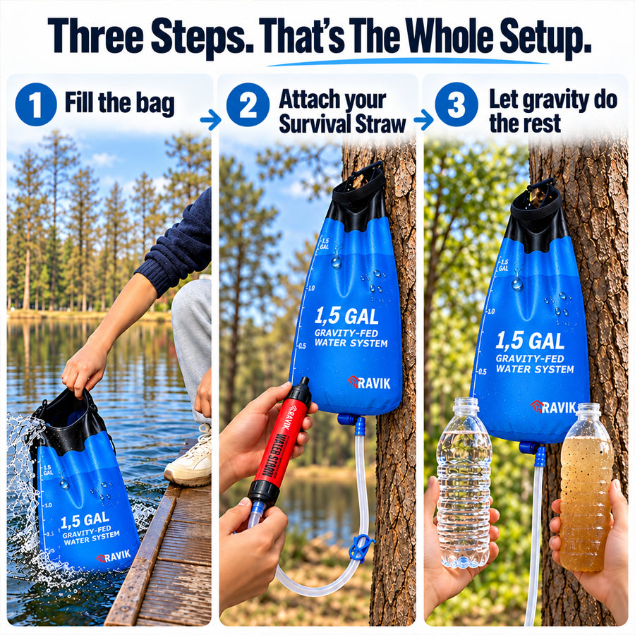 RAVIK Gravity Water Bag