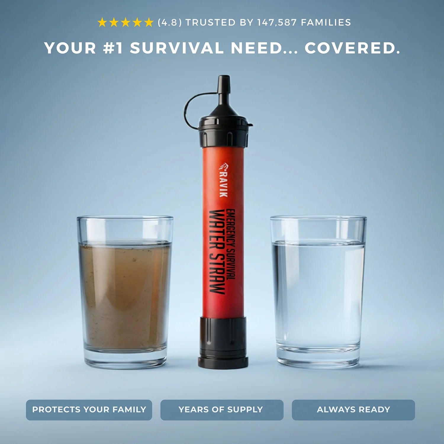 SURVIVAL STRAW™ Water Purifier